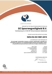 ISO 9001-certificering: Internationale norm voor kwaliteitsmanagement; toont aan dat een organisatie consistent voldoet aan klant- en wettelijke eisen.